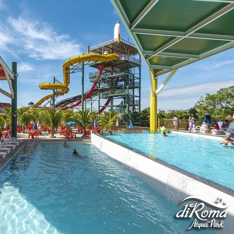 Hotel Diroma Fiori Com Um Dia De Acesso No Acqua Park Diroma Калдас Новас Екстериор снимка