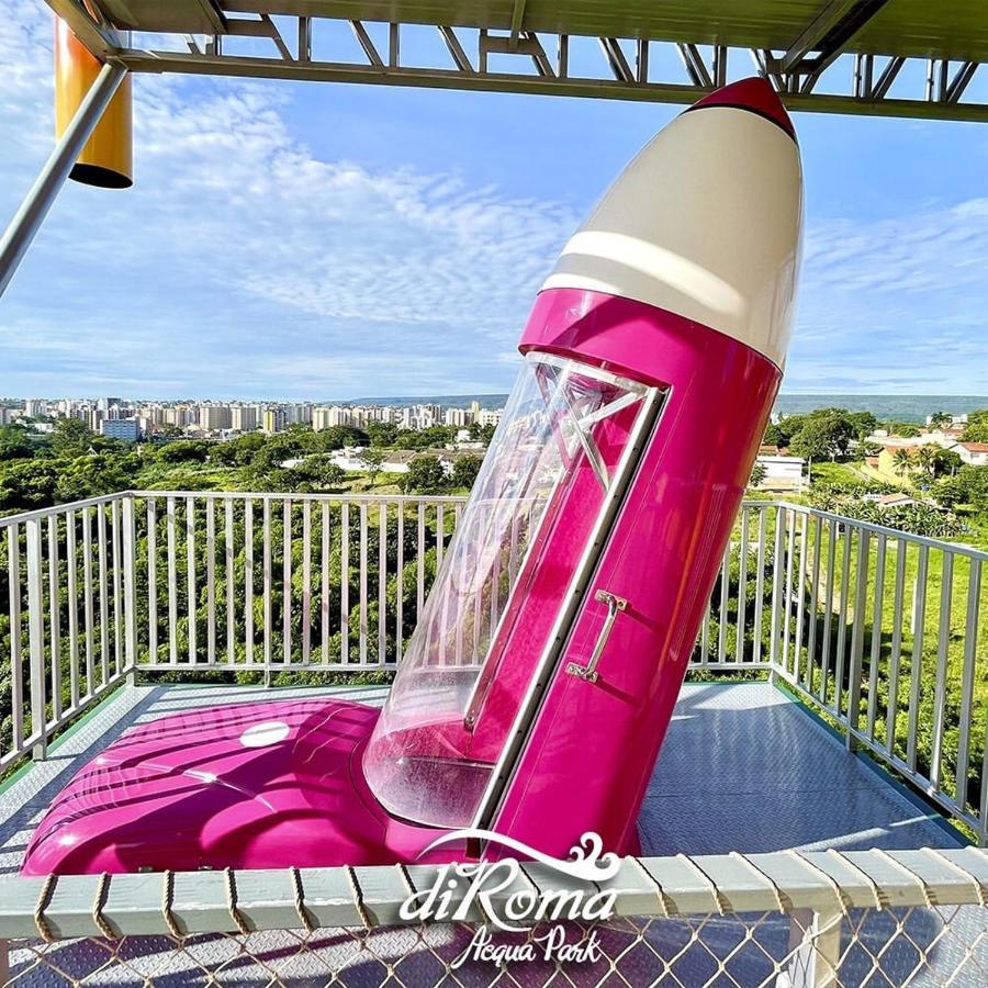 Hotel Diroma Fiori Com Um Dia De Acesso No Acqua Park Diroma Калдас Новас Екстериор снимка