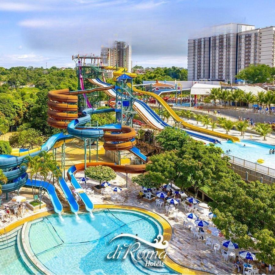 Hotel Diroma Fiori Com Um Dia De Acesso No Acqua Park Diroma Калдас Новас Екстериор снимка